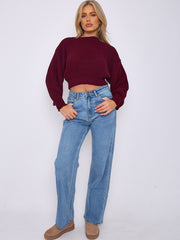 Straight Leg Denim Jeans