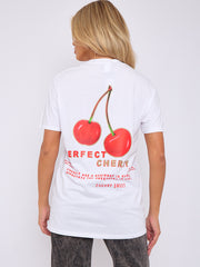 Perfect Cherry Front & Back Graphic T-Shirt