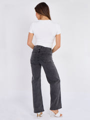 Denim -Jeans gerade Bein