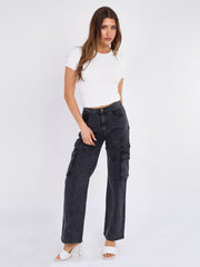 Rechte been denim jeans