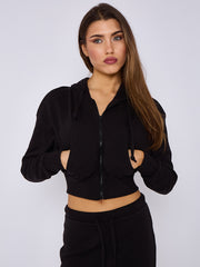 Soft Ribbed Zip Hoodie & Trouser Co-ord