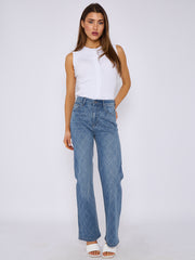 Jeans delanteros delanteros de Diamante Studded