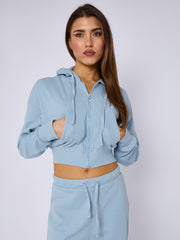 Soft Ribbed Zip Hoodie & Trouser Co-ord