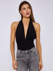 Slinky Halter Neck Bodysuit