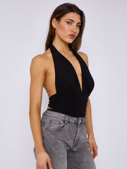 Slinky Halter Neck Bodysuit