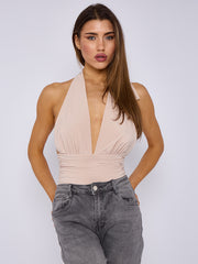 Slinky Halter Neck Bodysuit