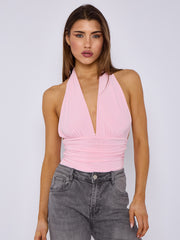 Slinky Halter Neck Bodysuit