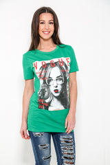 Vogue Graphic Printed T Shirt
