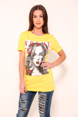 Vogue Graphic Printed T Shirt
