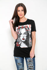 Vogue Graphic Printed T Shirt