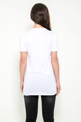 Vintage -Grafik -gedrucktes T -Shirt