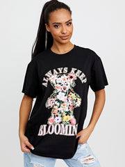 Always Keep Blooming Graphic Printed T-Shirt