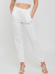 Ribbed Cuffed Jogger Trousers