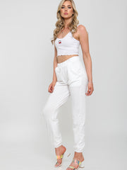 Ribbed Cuffed Jogger Trousers