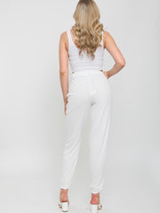 Ribbed Cuffed Jogger Trousers