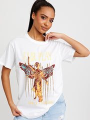 Fair Play Graphic Printed T-Shirt
