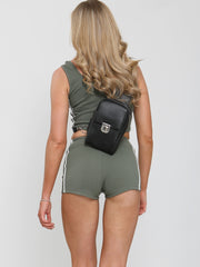 Side Stripe Ribbed Crop Top & Shorts Co-ord