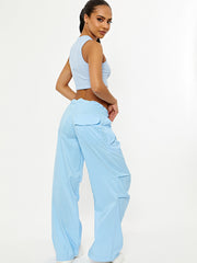 Balloon Cargo Trousers With Toggle Detail