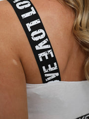 Love Tape Crop Top & Shorts Co-ord