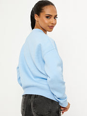 The Lounge Club Embroidered Oversized Sweatshirt Jumper