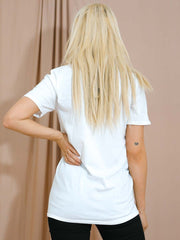 Elegante grafisch bedrukt t-shirt