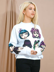 Gothic Graphic Sweatshirt Jumper