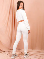 Functioneel trekkoord Crop Top & Trouser coöperatie