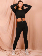 Functioneel trekkoord Crop Top & Trouser coöperatie