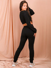 Functioneel trekkoord Crop Top & Trouser coöperatie