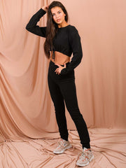 Functioneel trekkoord Crop Top & Trouser coöperatie