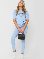 Ye Saint West gedruckte Loungewear-Co-ordte