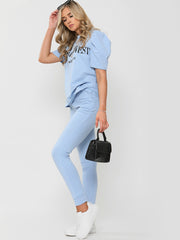 Ye Saint West gedruckte Loungewear-Co-ordte