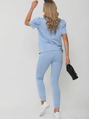 Ye Saint West gedruckte Loungewear-Co-ordte