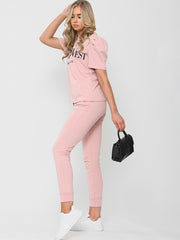 Ye Saint West gedruckte Loungewear-Co-ordte