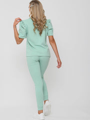 Ye Saint West gedruckte Loungewear-Co-ordte