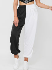 Zwei Ton übergroßer Farbspleiß Jogger