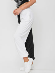 Zwei Ton übergroßer Farbspleiß Jogger