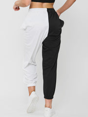 Zwei Ton übergroßer Farbspleiß Jogger