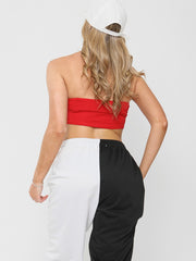 Bandana Scarf Print Crop Top