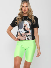 A LA MODE Graphic Printed T-Shirt