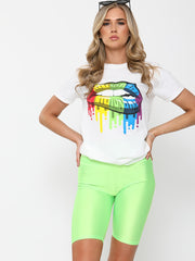 Lip Graphic Printed T-Shirt
