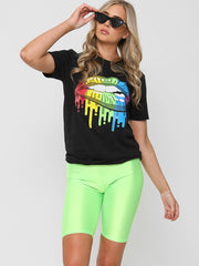 Lip Graphic Printed T-Shirt