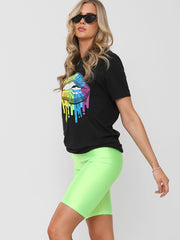 Lip Graphic Printed T-Shirt
