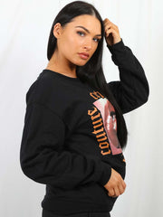 Couture Lip Graphic Sweatshirt Jumper