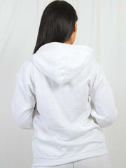 J'Adore Paris Print Fleeced Hoodie