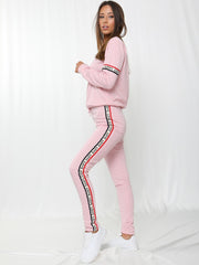Love Slogan Tape Loungewear Set