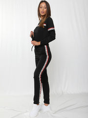 Love Slogan Tape Loungewear Set