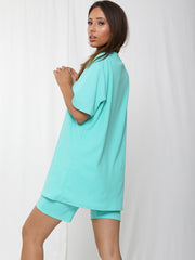 Oversized T-Shirt & Shorts Co-ord