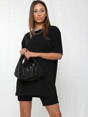 Oversized T-Shirt & Shorts Co-ord