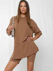 Oversized T-Shirt & Shorts Co-ord